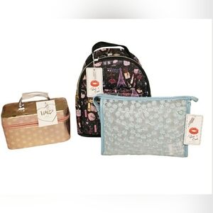 Blush Crush All Vegan Mini Backpack Make Up Case Make Up Bag